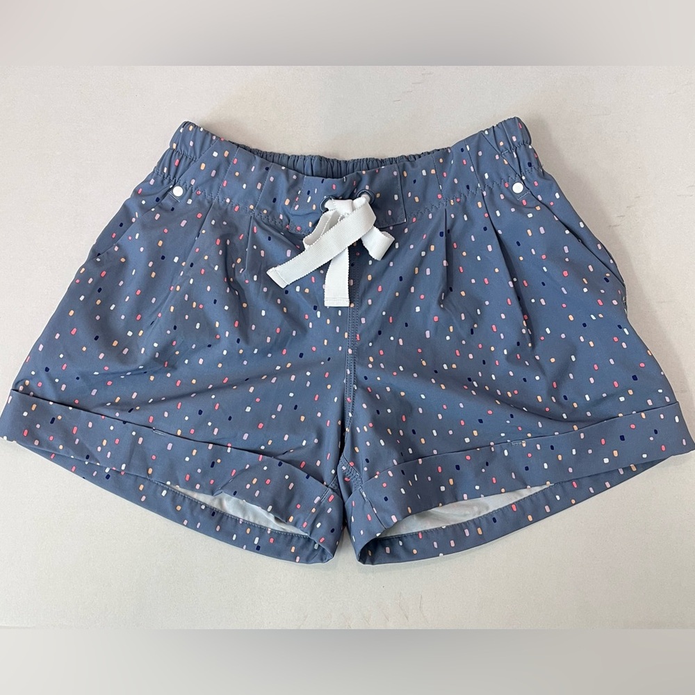 Stylish Women's Blue Polka Dot Shorts